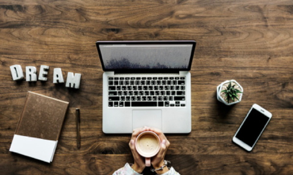 Laptop On Desk