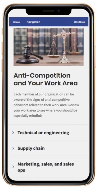 Anti-Competition smartphone screenshot