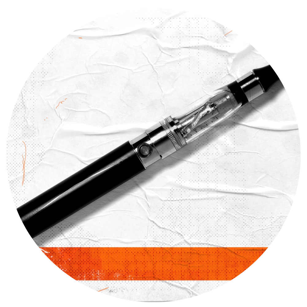 vaping icon circle