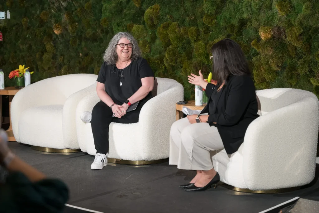 Merrill Friedman of Elevance Health discusses mental wellness with EVERFI's Lauren Bernstein