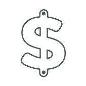 dollar sign icon