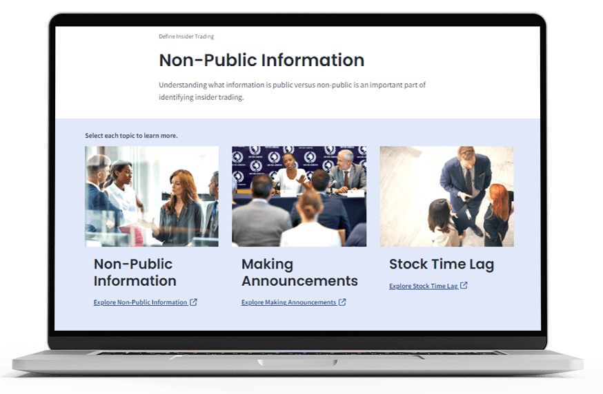 Insider Trading course macbook mockup