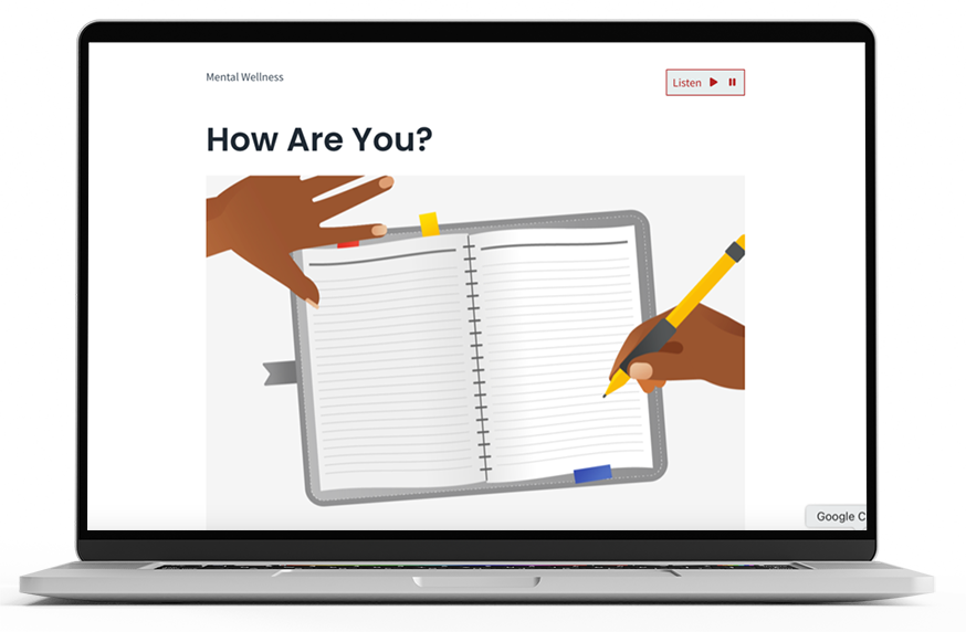  Staying Healthy in a Changing Environment course macbook mockup