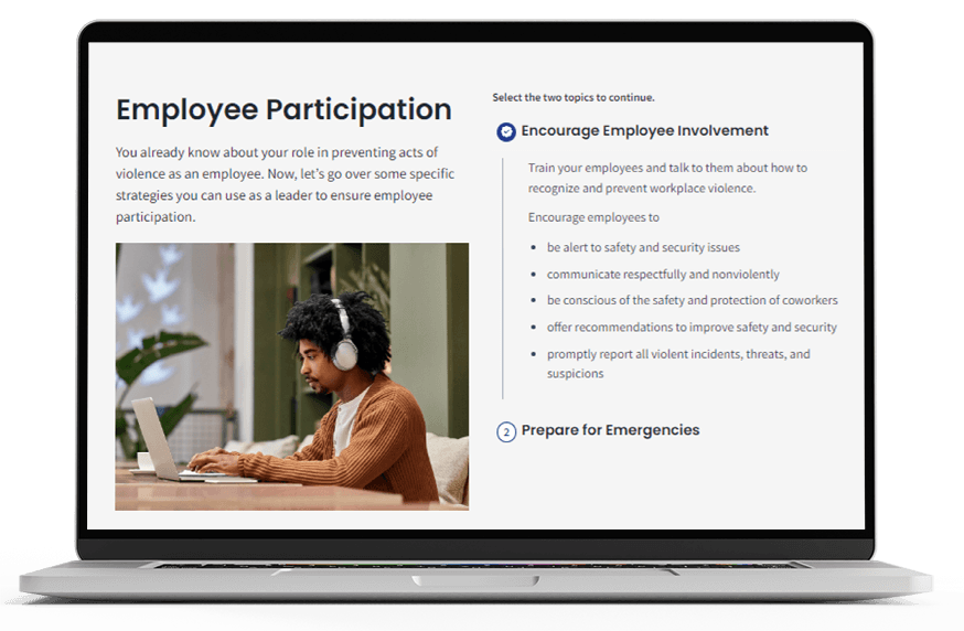Workplace Safety & Health macbook mockup