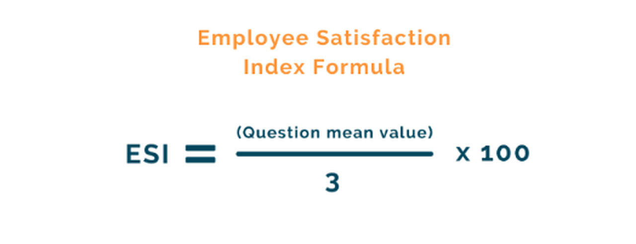 Employee Satisfaction Index Formula