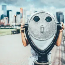 Image of a tourist binocular