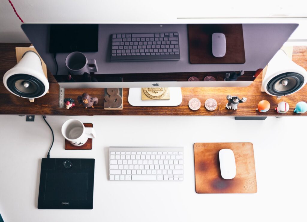 Image of a work desk.